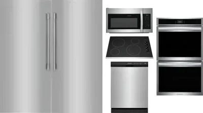6 Piece Package Includes Refrigerator, Freezer, Cooktop, Wall Oven, Microwave And Dishwasher