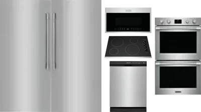 6 Piece Package Includes Refrigerator, Freezer, Cooktop, Wall Oven, Microwave And Dishwasher