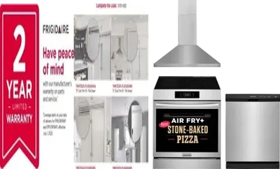 5 Piece Package Includes Refrigerator, Freezer, Range, Hood And Dishwasher