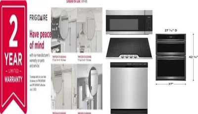 6 Piece Package Includes Refrigerator, Freezer, Cooktop, Wall Oven, Microwave And Dishwasher