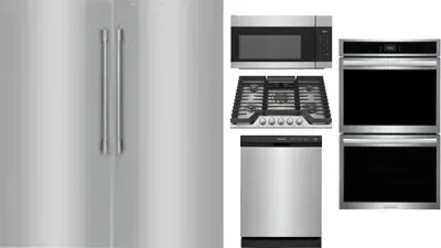 6 Piece Package Includes Refrigerator, Freezer, Cooktop, Wall Oven, Microwave And Dishwasher