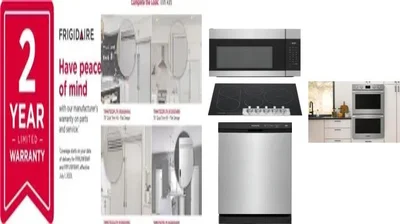 6 Piece Package Includes Refrigerator, Freezer, Cooktop, Wall Oven, Microwave And Dishwasher