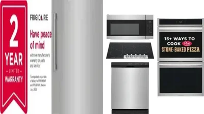6 Piece Package Includes Refrigerator, Freezer, Cooktop, Wall Oven, Microwave And Dishwasher