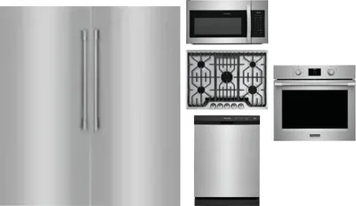 6 Piece Package Includes Refrigerator, Freezer, Cooktop, Wall Oven, Microwave And Dishwasher