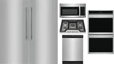 6 Piece Package Includes Refrigerator, Freezer, Cooktop, Wall Oven, Microwave And Dishwasher