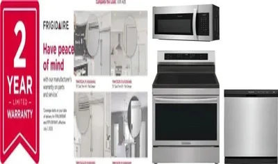 5 Piece Package Includes Refrigerator, Freezer, Range, Microwave And Dishwasher