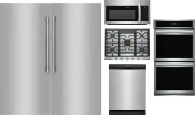 6 Piece Package Includes Refrigerator, Freezer, Cooktop, Wall Oven, Microwave And Dishwasher