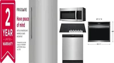 6 Piece Package Includes Refrigerator, Freezer, Cooktop, Wall Oven, Microwave And Dishwasher