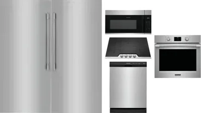 6 Piece Package Includes Refrigerator, Freezer, Cooktop, Wall Oven, Microwave And Dishwasher