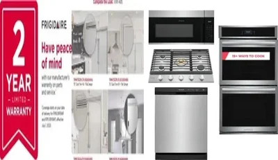 6 Piece Package Includes Refrigerator, Freezer, Cooktop, Wall Oven, Microwave And Dishwasher