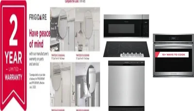 6 Piece Package Includes Refrigerator, Freezer, Cooktop, Wall Oven, Microwave And Dishwasher
