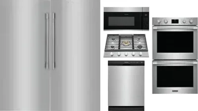 6 Piece Package Includes Refrigerator, Freezer, Cooktop, Wall Oven, Microwave And Dishwasher