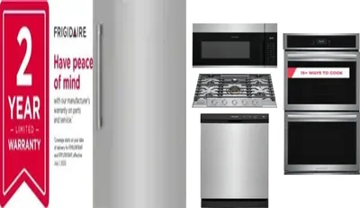 6 Piece Package Includes Refrigerator, Freezer, Cooktop, Wall Oven, Microwave And Dishwasher