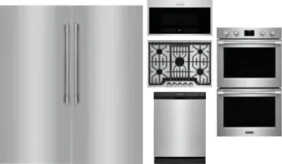 6 Piece Package Includes Refrigerator, Freezer, Cooktop, Wall Oven, Microwave And Dishwasher