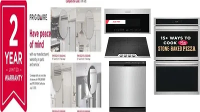 6 Piece Package Includes Refrigerator, Freezer, Cooktop, Wall Oven, Microwave And Dishwasher