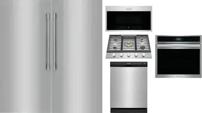 6 Piece Package Includes Refrigerator, Freezer, Cooktop, Wall Oven, Microwave And Dishwasher