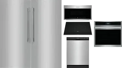 6 Piece Package Includes Refrigerator, Freezer, Cooktop, Wall Oven, Microwave And Dishwasher