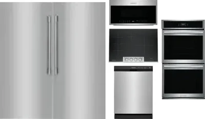 6 Piece Package Includes Refrigerator, Freezer, Cooktop, Wall Oven, Microwave And Dishwasher