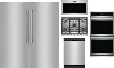 6 Piece Package Includes Refrigerator, Freezer, Cooktop, Wall Oven, Microwave And Dishwasher