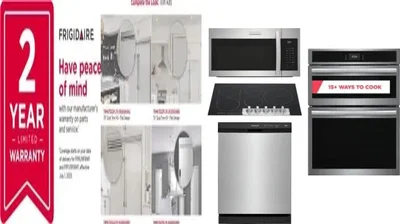 6 Piece Package Includes Refrigerator, Freezer, Cooktop, Wall Oven, Microwave And Dishwasher
