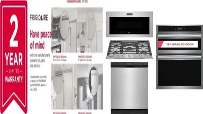 6 Piece Package Includes Refrigerator, Freezer, Cooktop, Wall Oven, Microwave And Dishwasher