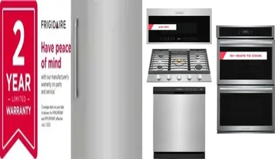 6 Piece Package Includes Refrigerator, Freezer, Cooktop, Wall Oven, Microwave And Dishwasher