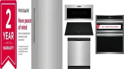 6 Piece Package Includes Refrigerator, Freezer, Cooktop, Wall Oven, Microwave And Dishwasher
