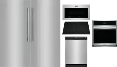 6 Piece Package Includes Refrigerator, Freezer, Cooktop, Wall Oven, Microwave And Dishwasher