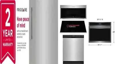 6 Piece Package Includes Refrigerator, Freezer, Cooktop, Wall Oven, Microwave And Dishwasher