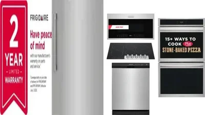 6 Piece Package Includes Refrigerator, Freezer, Cooktop, Wall Oven, Microwave And Dishwasher