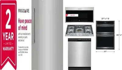 6 Piece Package Includes Refrigerator, Freezer, Cooktop, Wall Oven, Microwave And Dishwasher
