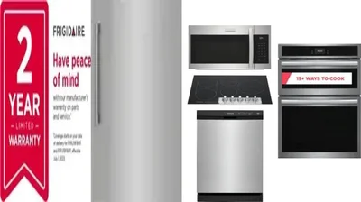 6 Piece Package Includes Refrigerator, Freezer, Cooktop, Wall Oven, Microwave And Dishwasher