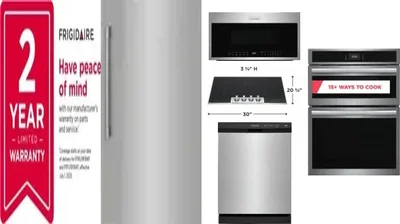 6 Piece Package Includes Refrigerator, Freezer, Cooktop, Wall Oven, Microwave And Dishwasher