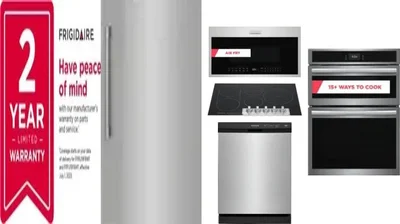 6 Piece Package Includes Refrigerator, Freezer, Cooktop, Wall Oven, Microwave And Dishwasher