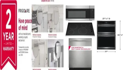 6 Piece Package Includes Refrigerator, Freezer, Cooktop, Wall Oven, Microwave And Dishwasher