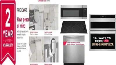 6 Piece Package Includes Refrigerator, Freezer, Cooktop, Wall Oven, Microwave And Dishwasher