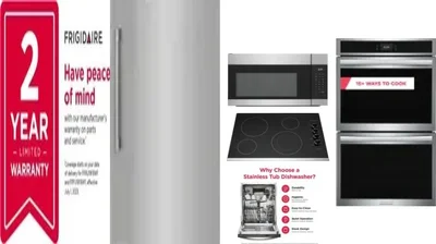 6 Piece Package Includes Refrigerator, Freezer, Cooktop, Wall Oven, Microwave And Dishwasher
