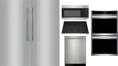 6 Piece Package Includes Refrigerator, Freezer, Cooktop, Wall Oven, Microwave And Dishwasher