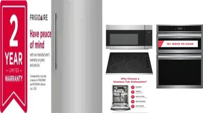 6 Piece Package Includes Refrigerator, Freezer, Cooktop, Wall Oven, Microwave And Dishwasher