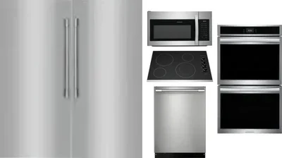6 Piece Package Includes Refrigerator, Freezer, Cooktop, Wall Oven, Microwave And Dishwasher