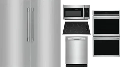 6 Piece Package Includes Refrigerator, Freezer, Cooktop, Wall Oven, Microwave And Dishwasher