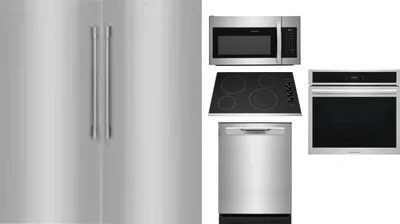 6 Piece Package Includes Refrigerator, Freezer, Cooktop, Wall Oven, Microwave And Dishwasher