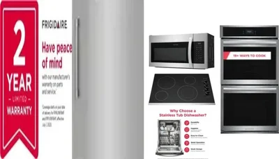 6 Piece Package Includes Refrigerator, Freezer, Cooktop, Wall Oven, Microwave And Dishwasher