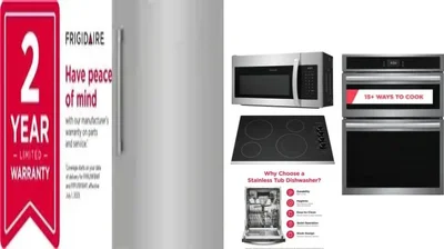 6 Piece Package Includes Refrigerator, Freezer, Cooktop, Wall Oven, Microwave And Dishwasher
