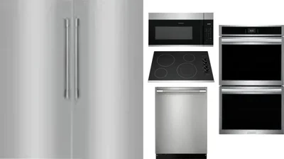 6 Piece Package Includes Refrigerator, Freezer, Cooktop, Wall Oven, Microwave And Dishwasher