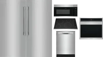 6 Piece Package Includes Refrigerator, Freezer, Cooktop, Wall Oven, Microwave And Dishwasher
