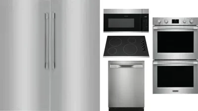 6 Piece Package Includes Refrigerator, Freezer, Cooktop, Wall Oven, Microwave And Dishwasher