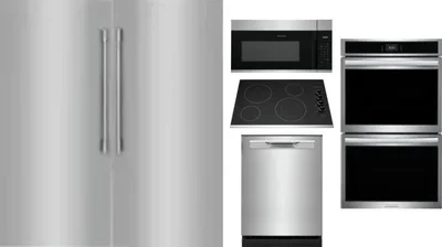 6 Piece Package Includes Refrigerator, Freezer, Cooktop, Wall Oven, Microwave And Dishwasher