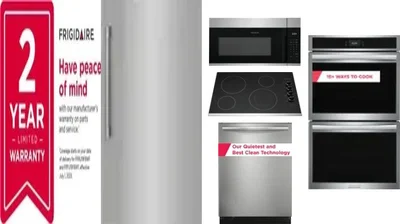 6 Piece Package Includes Refrigerator, Freezer, Cooktop, Wall Oven, Microwave And Dishwasher