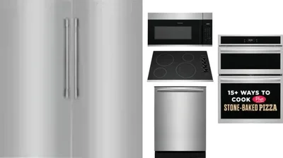 6 Piece Package Includes Refrigerator, Freezer, Cooktop, Wall Oven, Microwave And Dishwasher